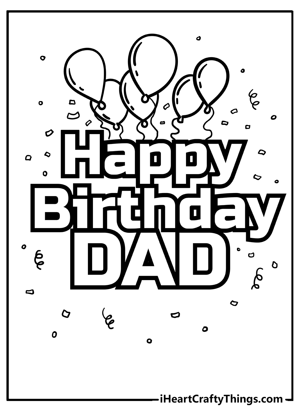 Happy Birthday Dad Coloring Pages 100 Free Printables Worksheets Library Happy Birthday Dad Coloring Pages 100 Free Printables Worksheets Library