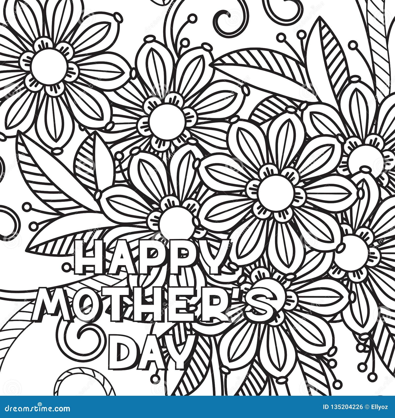 Happy Mother s Day Coloring Stock Illustrations 104 Happy Mother s Day Coloring Stock Illustrations Vectors Clipart Dreamstime
