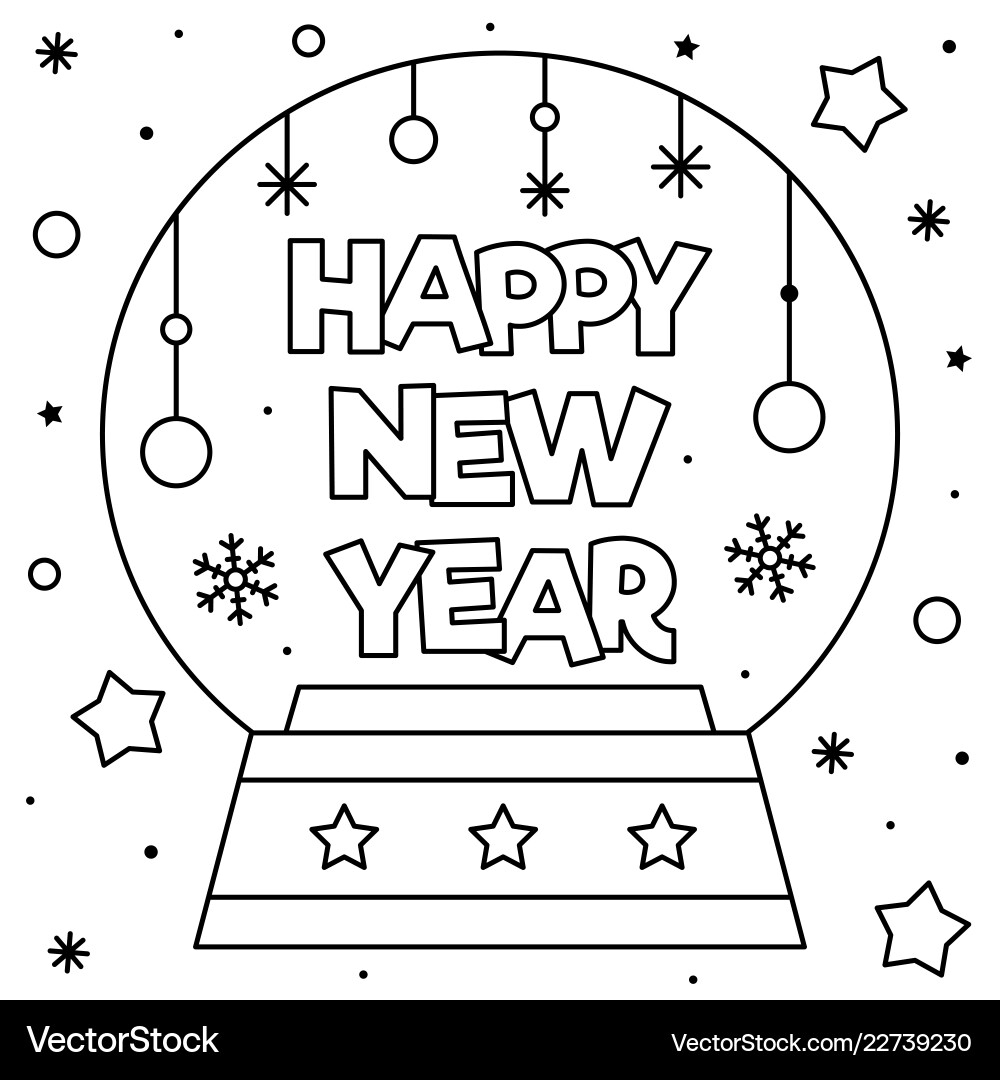 new years eve coloring pages