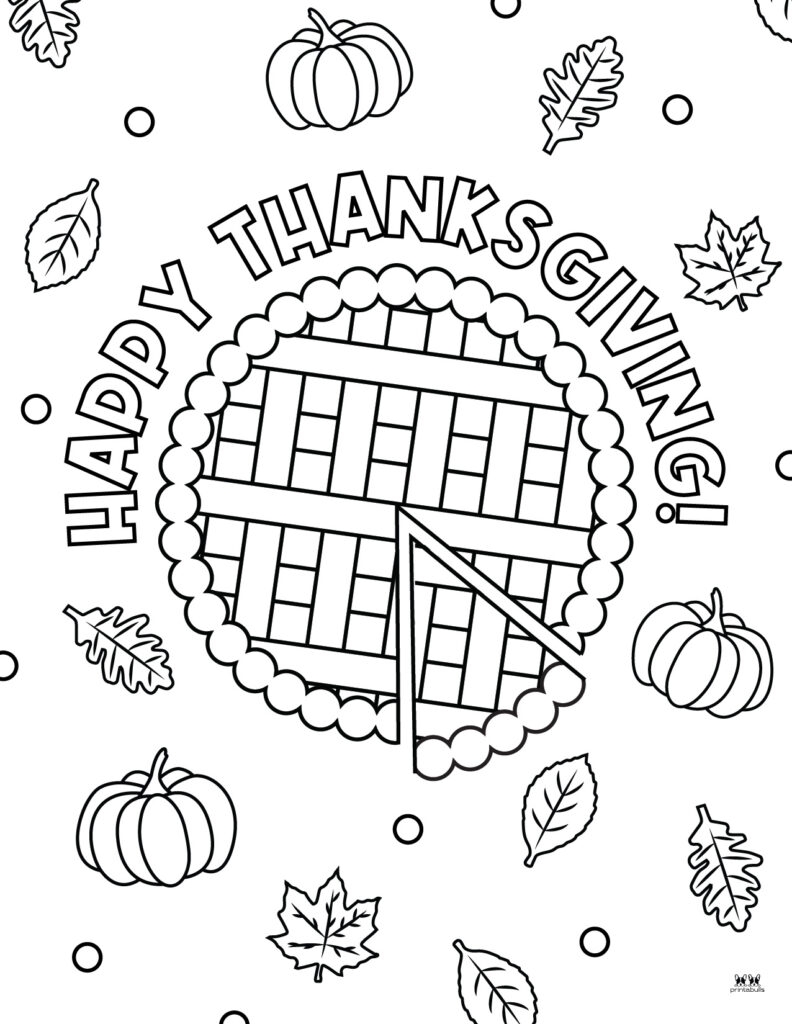 Happy Thanksgiving Coloring Pages 20 FREE Printables Printabulls Worksheets Library
