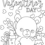 Happy Valentine s Day Coloring Pages For Kids