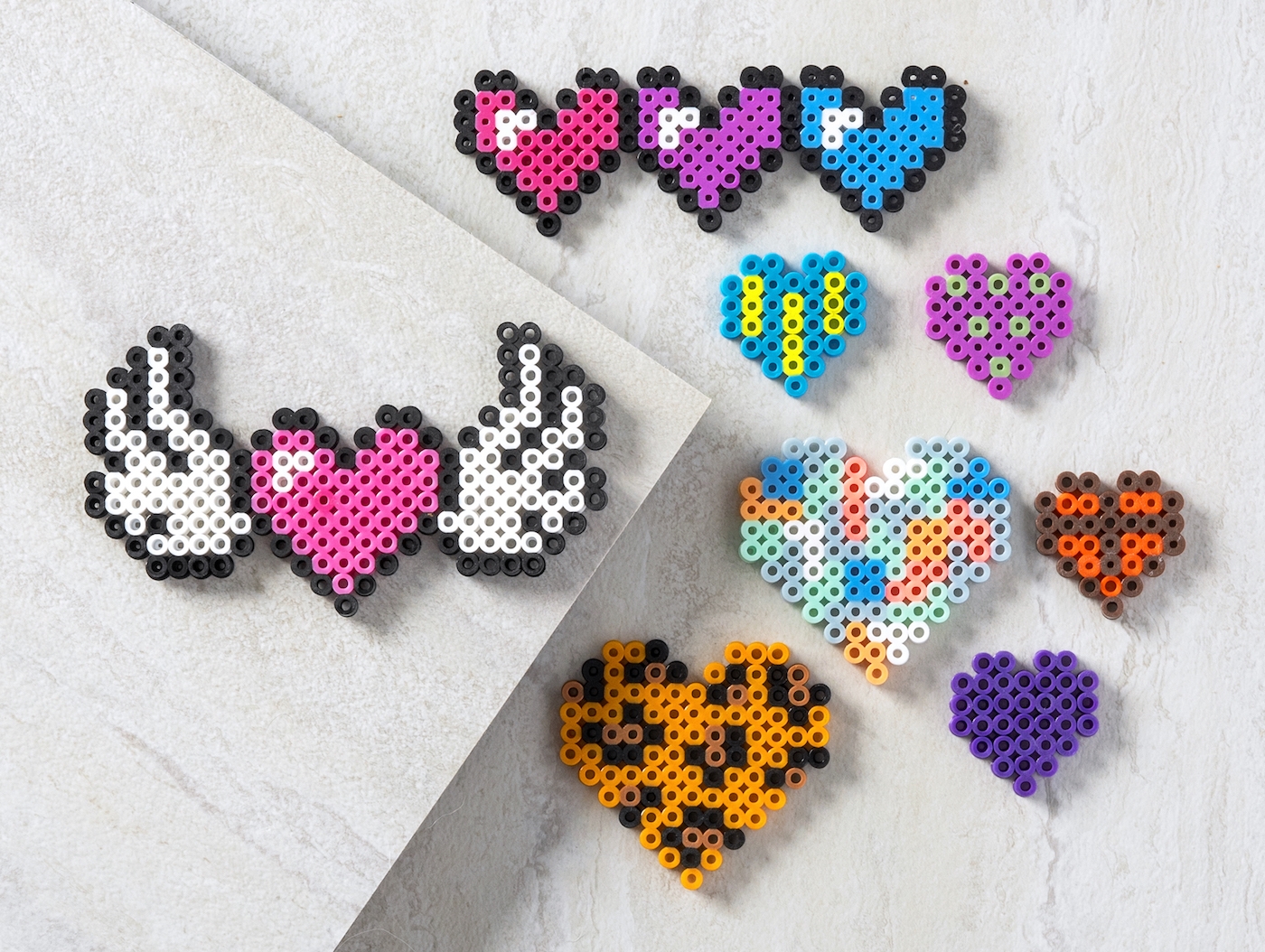 Heart Perler Beads 35 Free Patterns DIY Candy