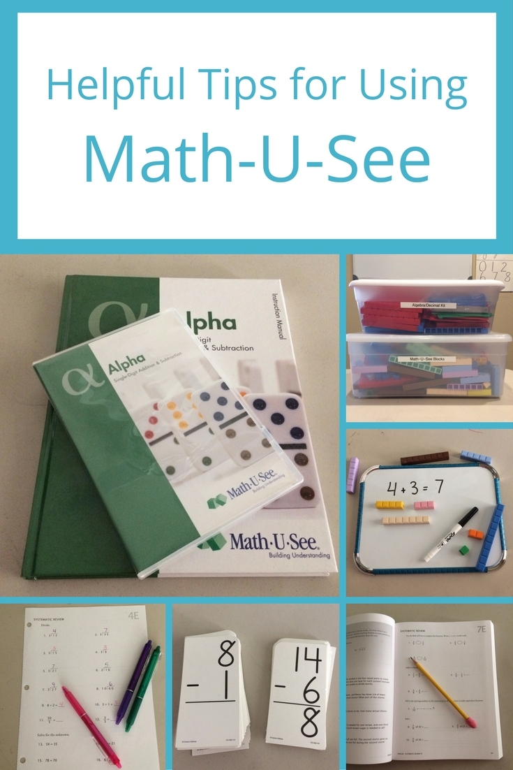 Helpful Tips For Using Math U See Janelle Knutson