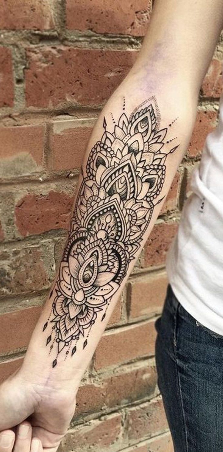 Henna Half Sleeve Tattoo Designs 