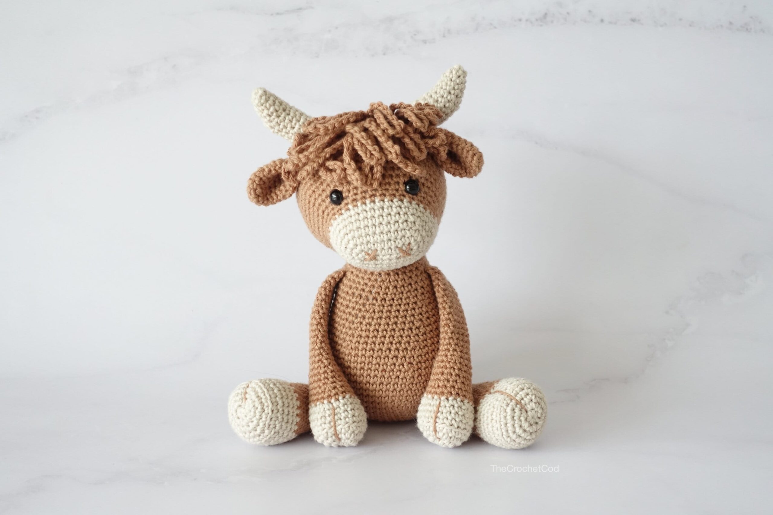 Highland Cow Crochet Pattern Amigurumi Highland Cow Farm Crochet Animals Crochet PDF Pattern Crochet Plushie Pattern Bull Crochet Etsy UK
