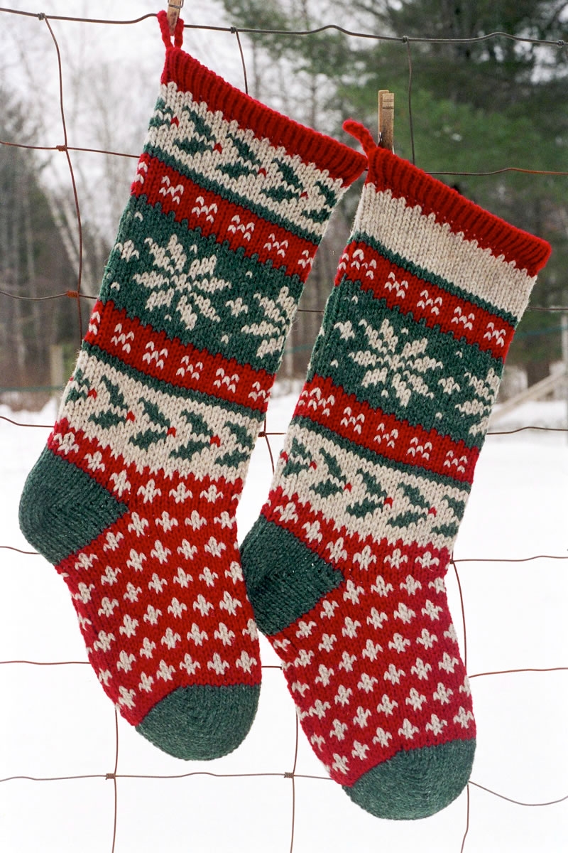 Holly Christmas Stocking Kits And Pattern Annie s Woolens Christmas Stocking DesignsAnnie s Woolens Christmas Stocking Designs