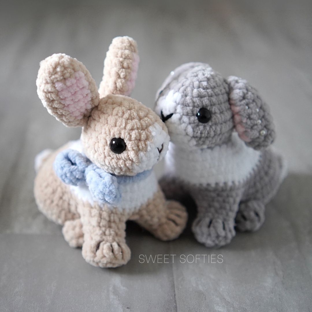 Honey Bunny The Realistic Rabbit Amigurumi Crochet Pattern Sweet Softies
