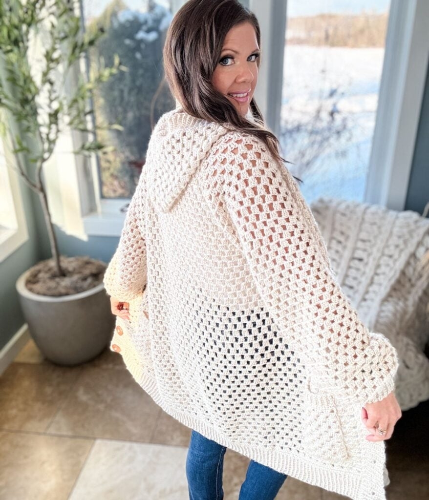 Hooded Crochet Cardigan Pattern MJ s Off The Hook Designs