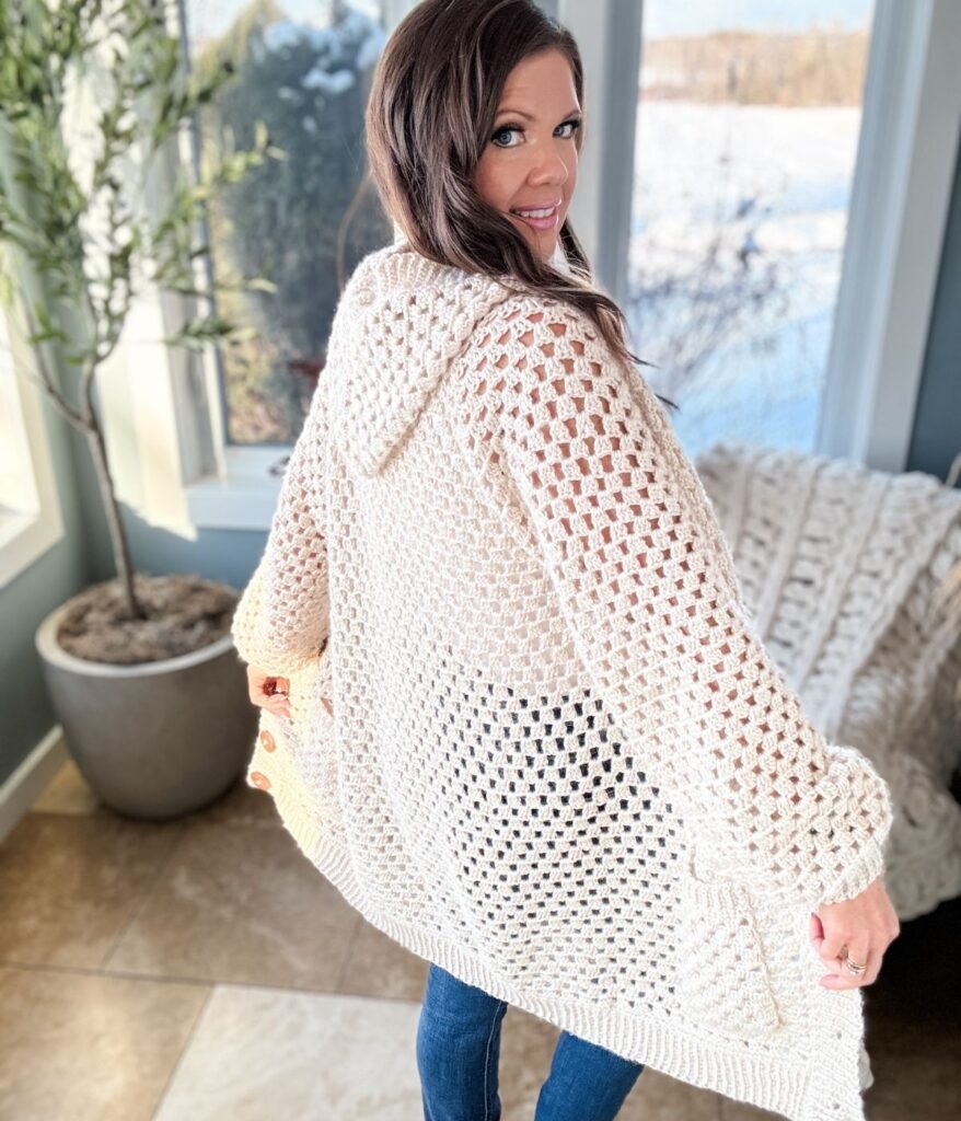 Hooded Crochet Cardigan Pattern MJ s Off The Hook Designs