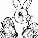 Hop To It Free Printable Easter Bunny Coloring Pages Sew Cute Patterns