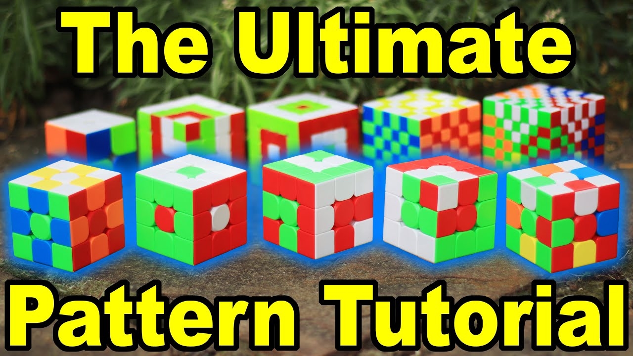 How To 5 BEST Patterns On The 3x3 and Big Cubes YouTube