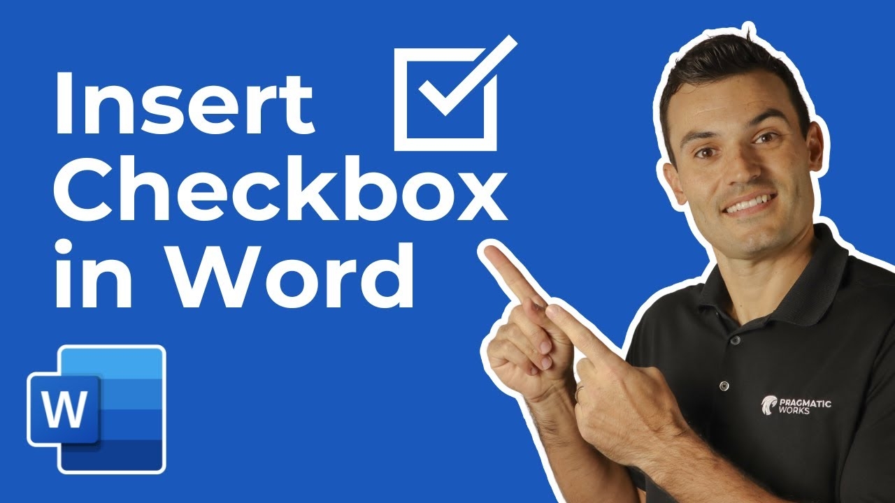 How To Add A Clickable Checkbox In Microsoft Word YouTube How To Add A Clickable Checkbox In Microsoft Word YouTube