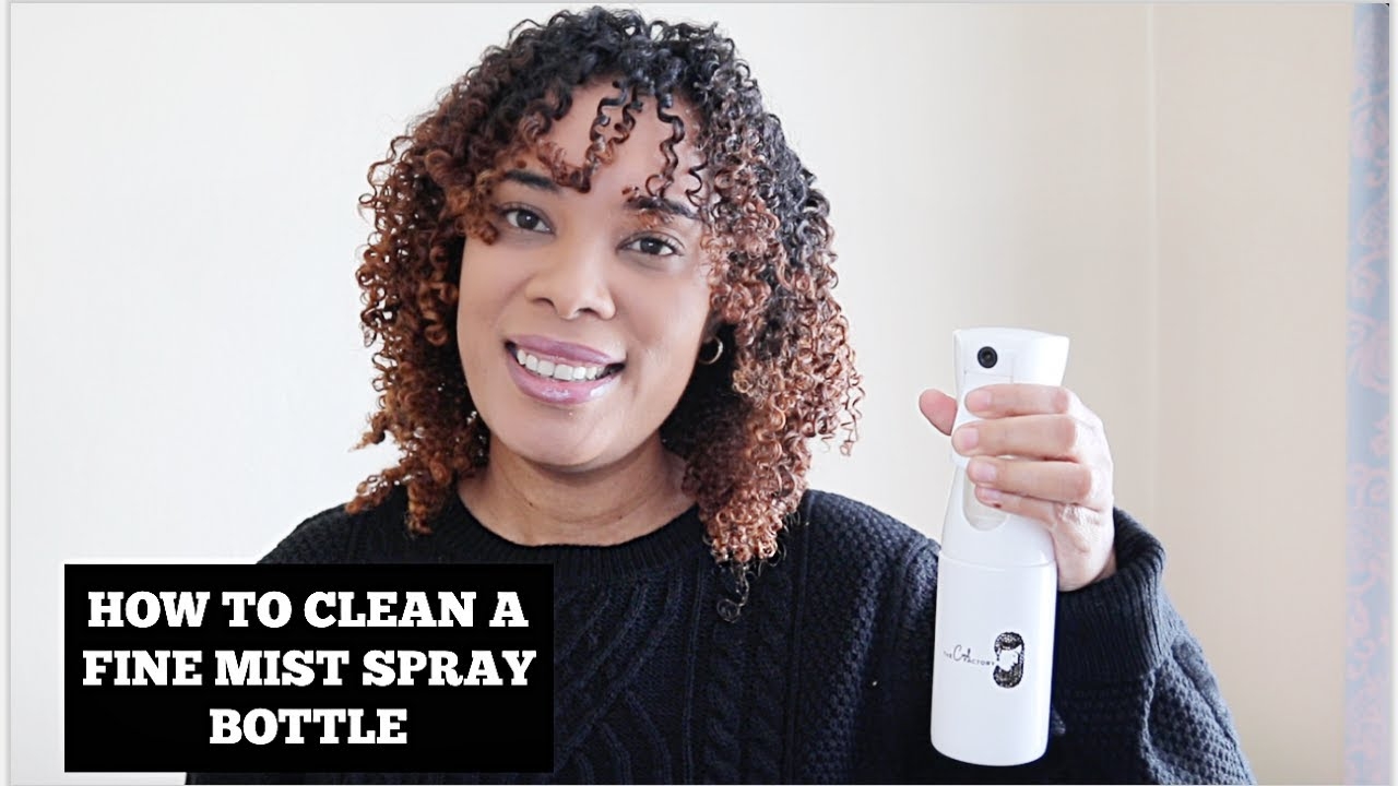 How TO CLEAN A FINE MIST SPRAY BOTTLE YouTube
