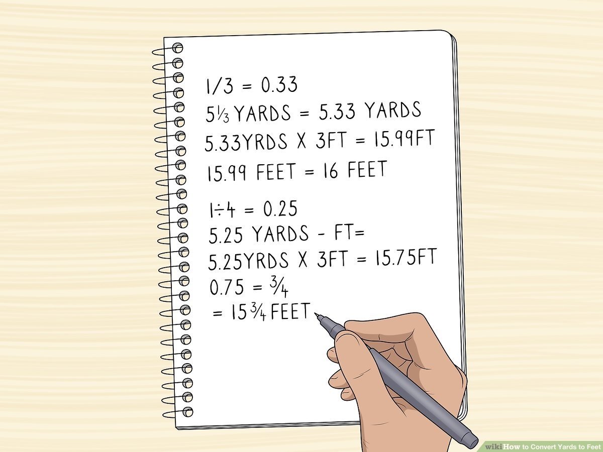 How To Convert Yards To Feet 6 Steps with Pictures WikiHow How To Convert Yards To Feet 6 Steps with Pictures WikiHow