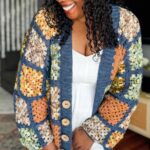 How To Crochet A Colorful Granny Square Cardigan Rose Cardigan TL Yarn Crafts
