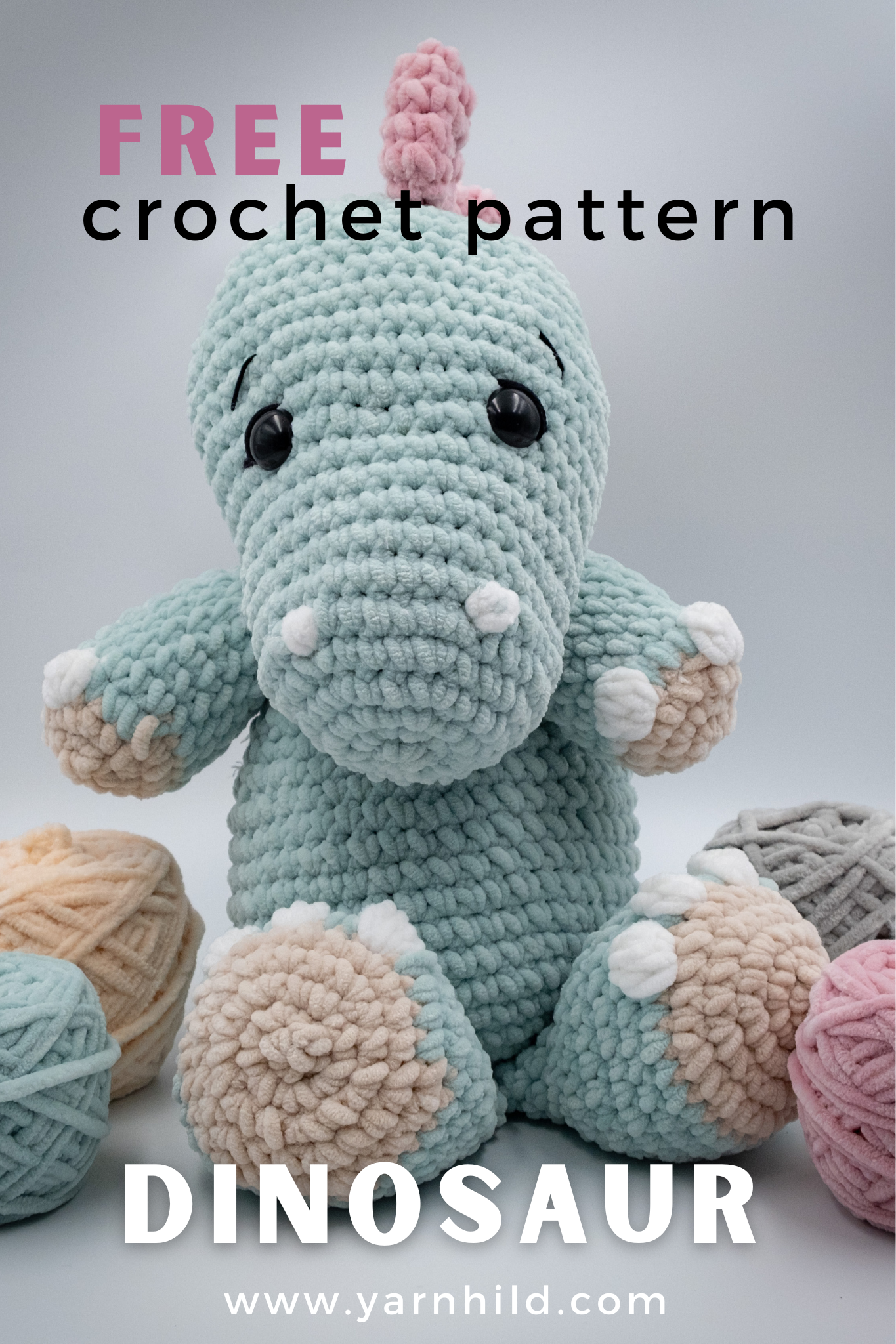 How To Crochet A Cute Dinosaur Free Crochet Dinosaur Pattern How To Crochet A Cute Dinosaur Free Crochet Dinosaur Pattern