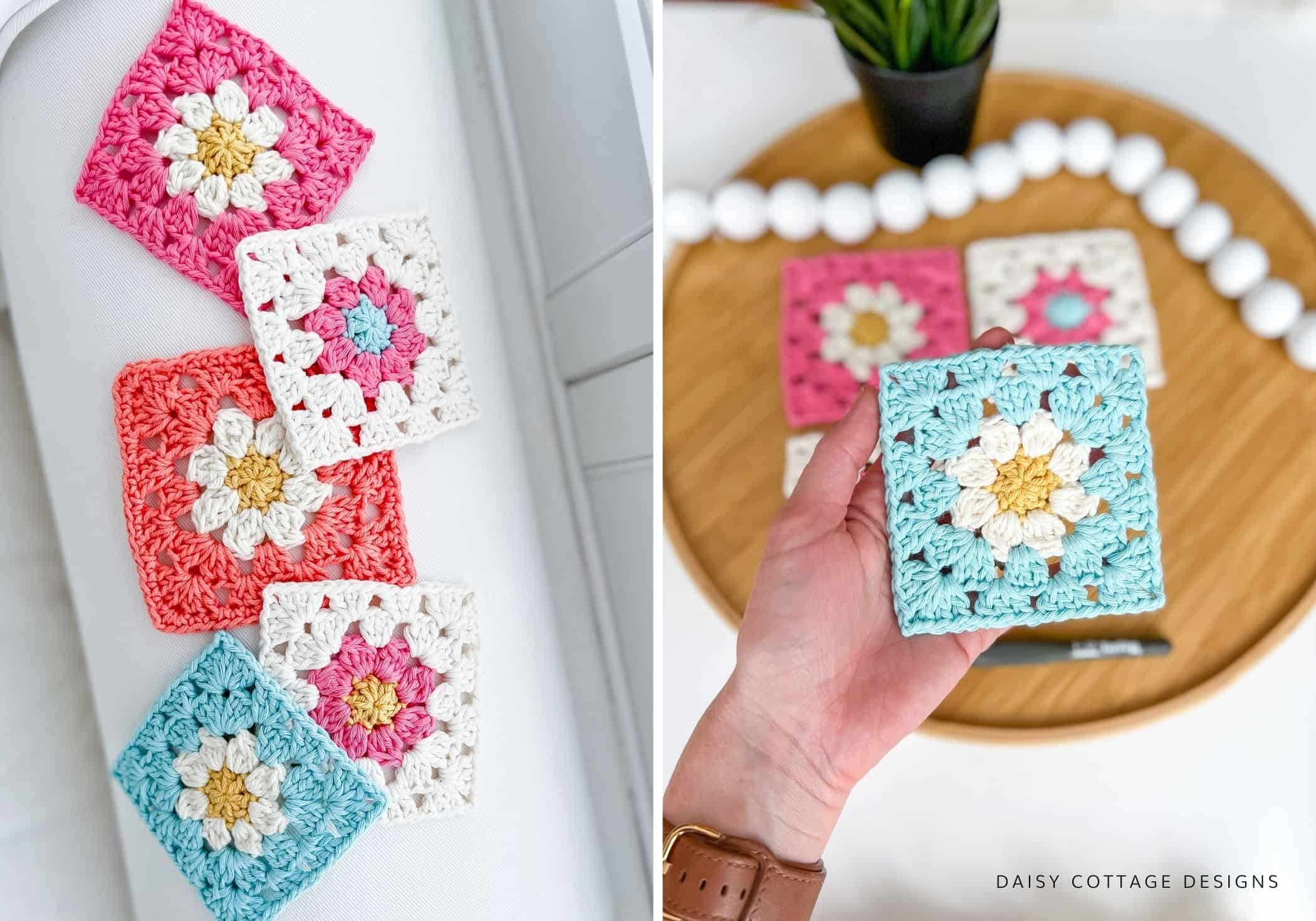 How To Crochet A Daisy Granny Square Step By Step Tutorial How To Crochet A Daisy Granny Square Step By Step Tutorial