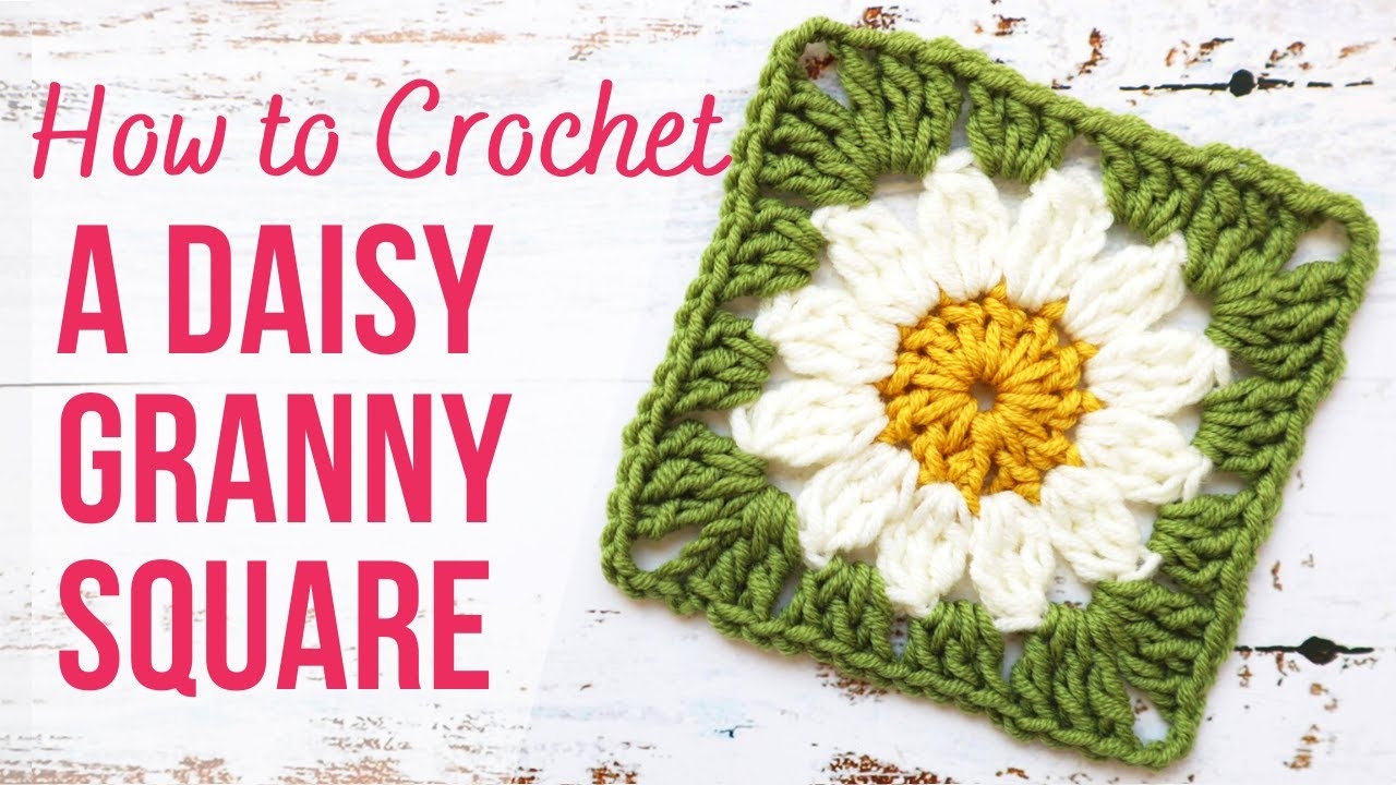 How To Crochet A Daisy Granny Square Step By Step US Terms YouTube How To Crochet A Daisy Granny Square Step By Step US Terms YouTube