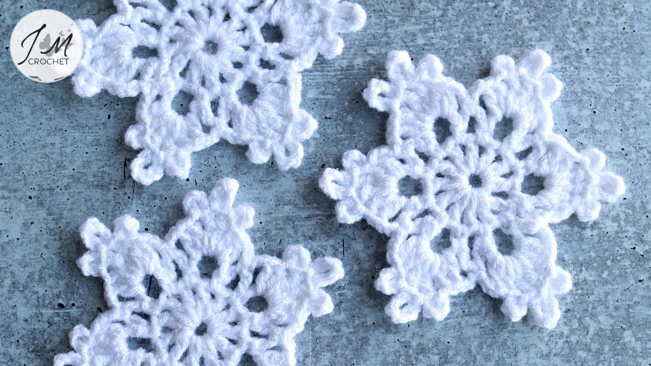How To Crochet A Simple And Easy Snowflake YouTube How To Crochet A Simple And Easy Snowflake YouTube