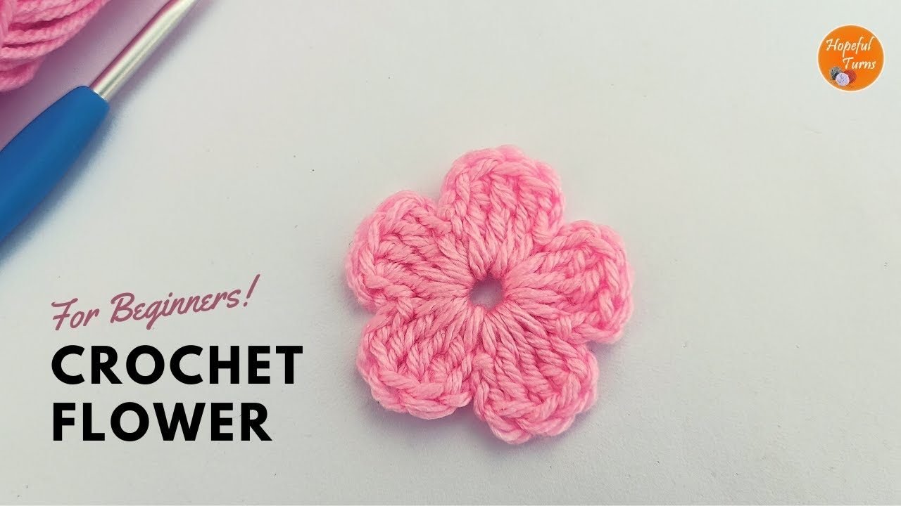 How To Crochet A Simple Flower Easy Crochet Flower Tutorial For Absolute BEGINNERS YouTube How To Crochet A Simple Flower Easy Crochet Flower Tutorial For Absolute BEGINNERS YouTube