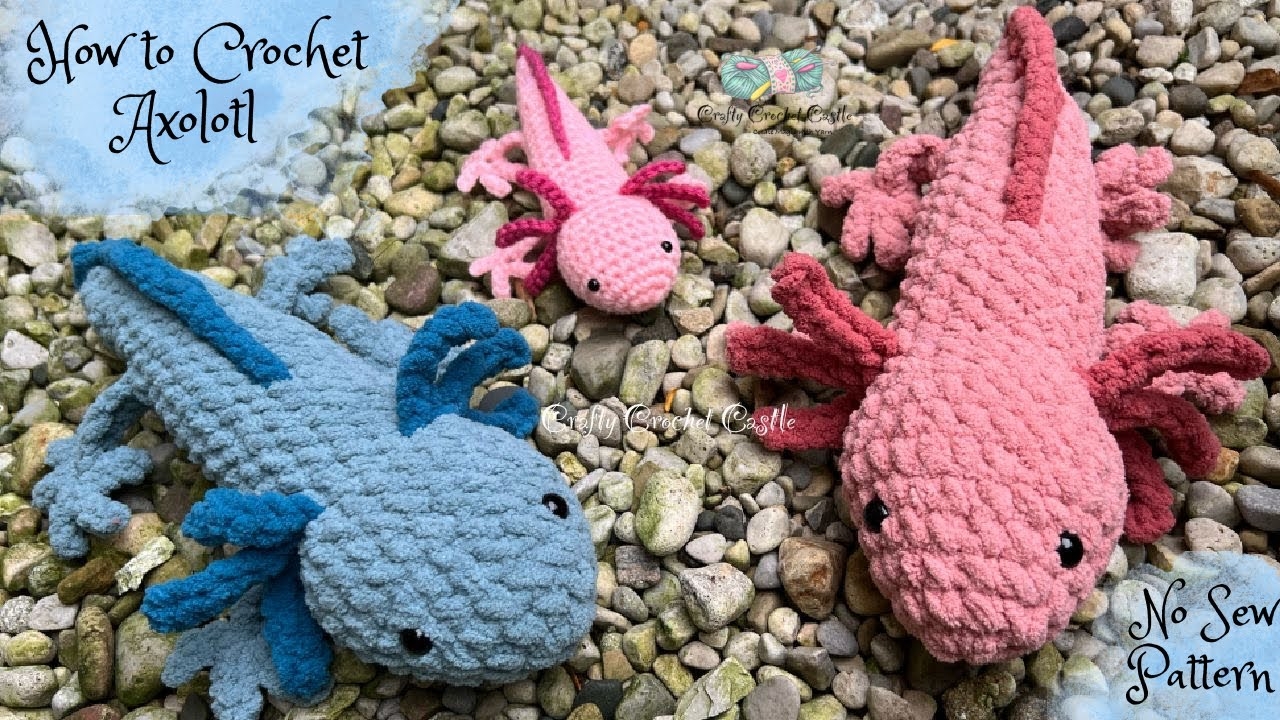 free axolotl crochet pattern