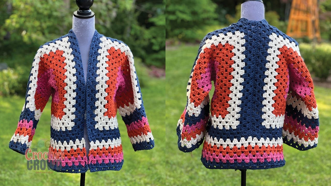 How To Crochet Beginner Crochet Hexagon Cardigan For Adults YouTube