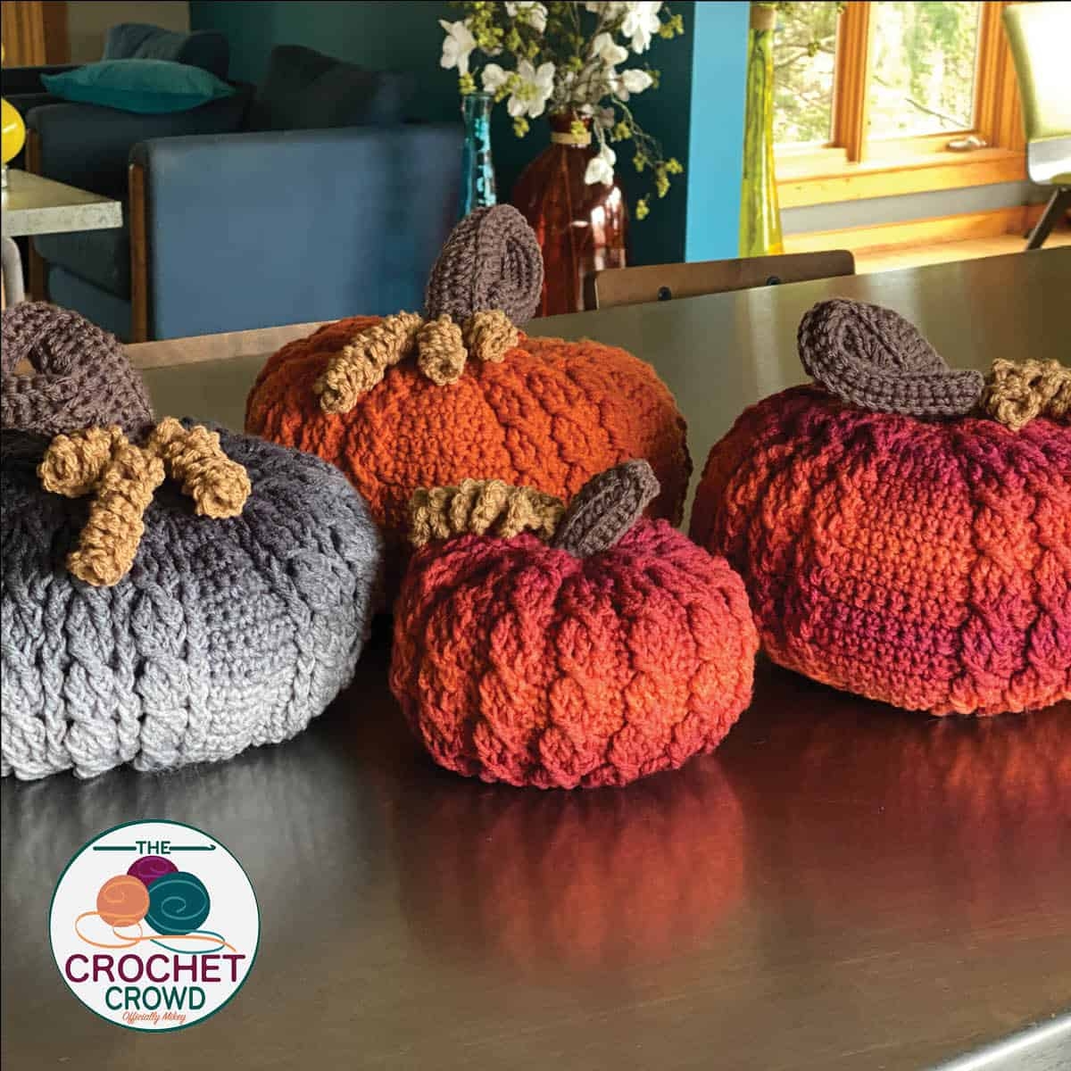 How To Crochet Braided Pumpkin Tutorial The Crochet Crowd