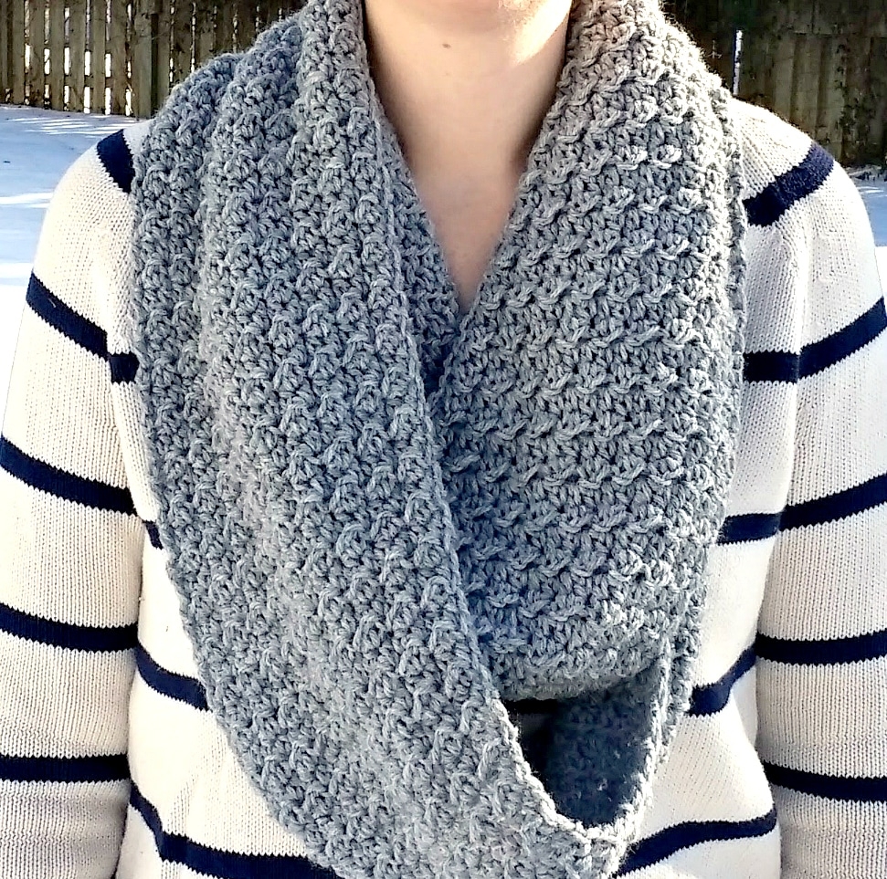 How To Crochet The Cambridge Infinity Scarf Pattern Free Pattern