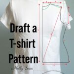 How To Draft A T Shirt Pattern From Measurements Melly Sews