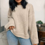How To Knit A Sweater Slouchy Style Sweater Pattern For All Levels KnitcroAddict