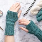 How To Knit Fingerless Gloves For Beginners Easy Tutorial video