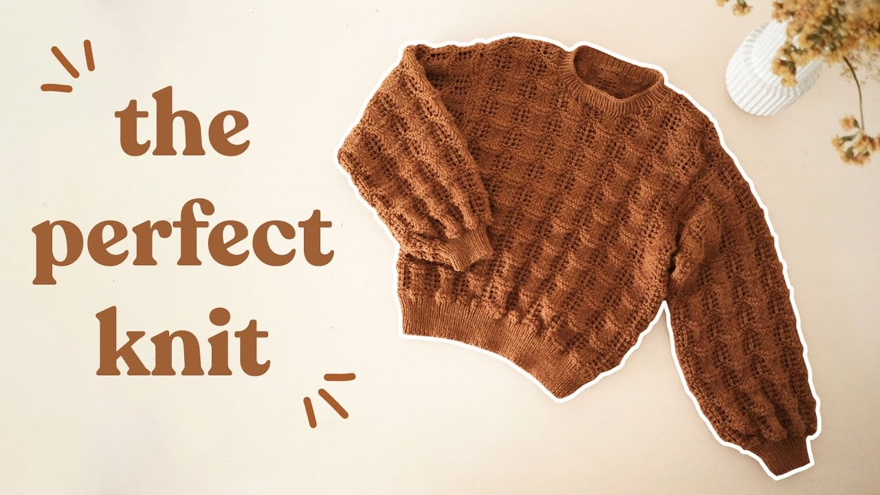 How To Knit The Rosery Jumper Free Knitting Pattern Cosy Knit With Me YouTube How To Knit The Rosery Jumper Free Knitting Pattern Cosy Knit With Me YouTube