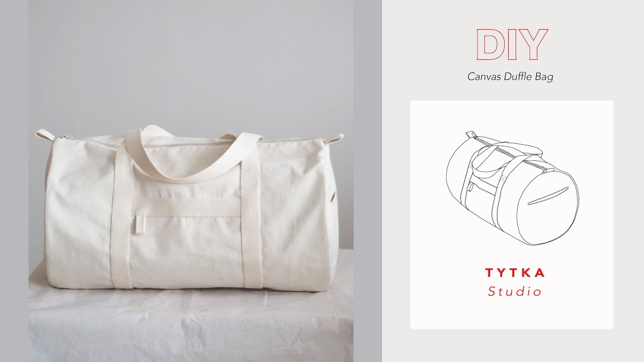 How To Make A Duffle Bag DIY Tutorial Pattern TYTKA YouTube