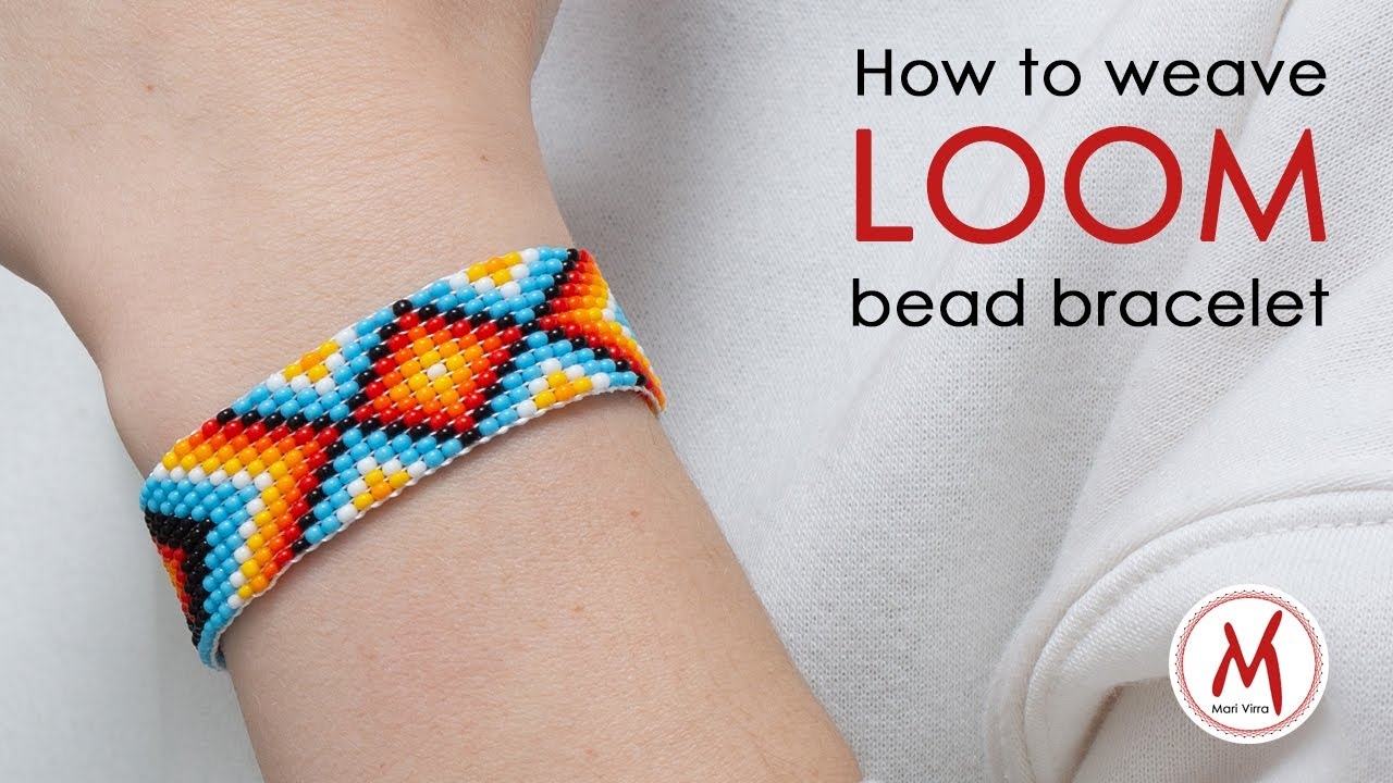 How To Make A Loom Bead Bracelet FULL TUTORIAL YouTube