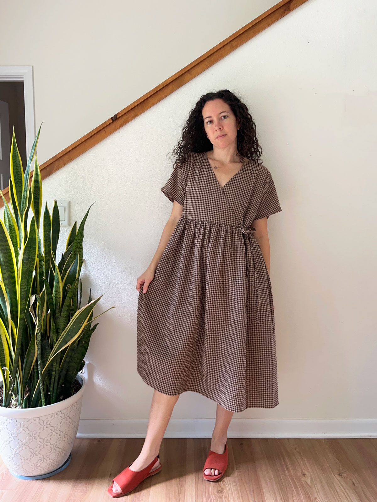 How To Make A Wrap Front Dress Bethany Lynne Makes