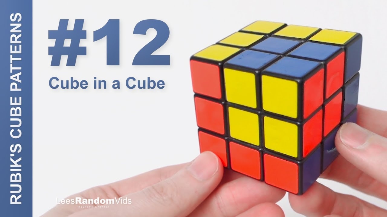 How To Make Rubik s Cube Patterns 12 Cube In A Cube YouTube