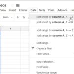How To Put Data In Alphabetical Order In Google Sheet YouTube