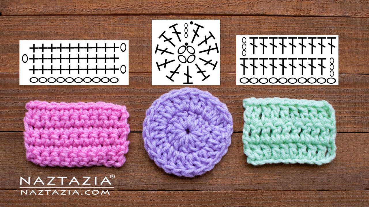 HOW To READ CROCHET CHARTS And SYMBOLS By Naztazia YouTube