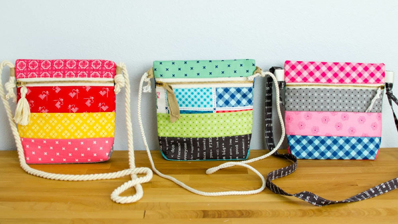 How To Sew A Cross Body Zipper Tote Free Pattern How To Sew A Cross Body Zipper Tote Free Pattern