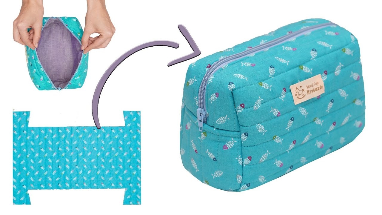 How To Sew A Makeup Bag In The Simplest Way YouTube