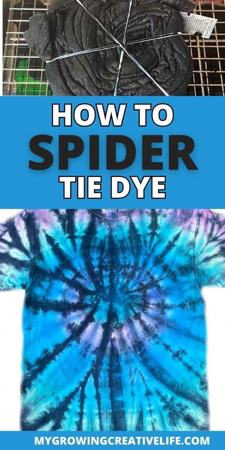 How To Spider Tie Dye My Growing Creative Life How To Spider Tie Dye My Growing Creative Life