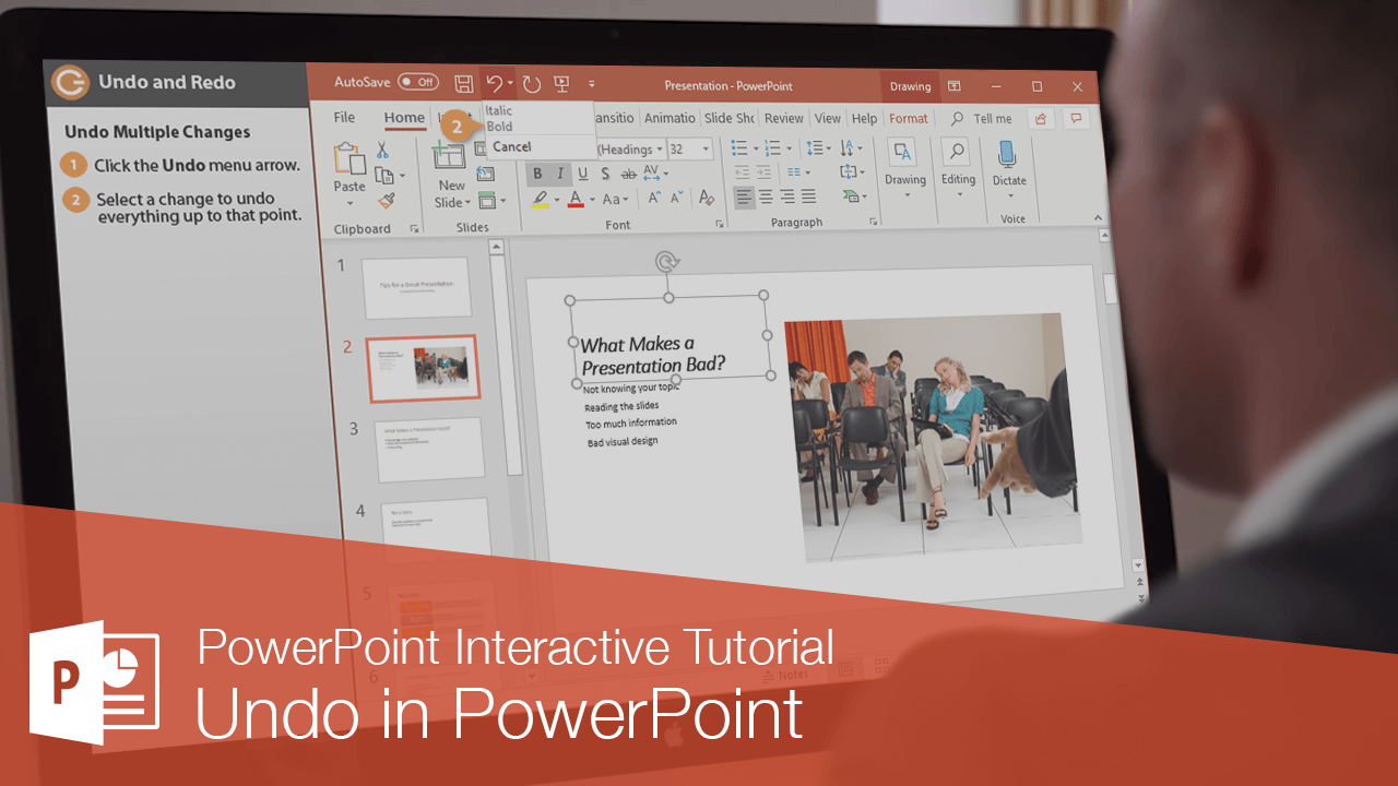 How To Undo And Redo In PowerPoint CustomGuide How To Undo And Redo In PowerPoint CustomGuide
