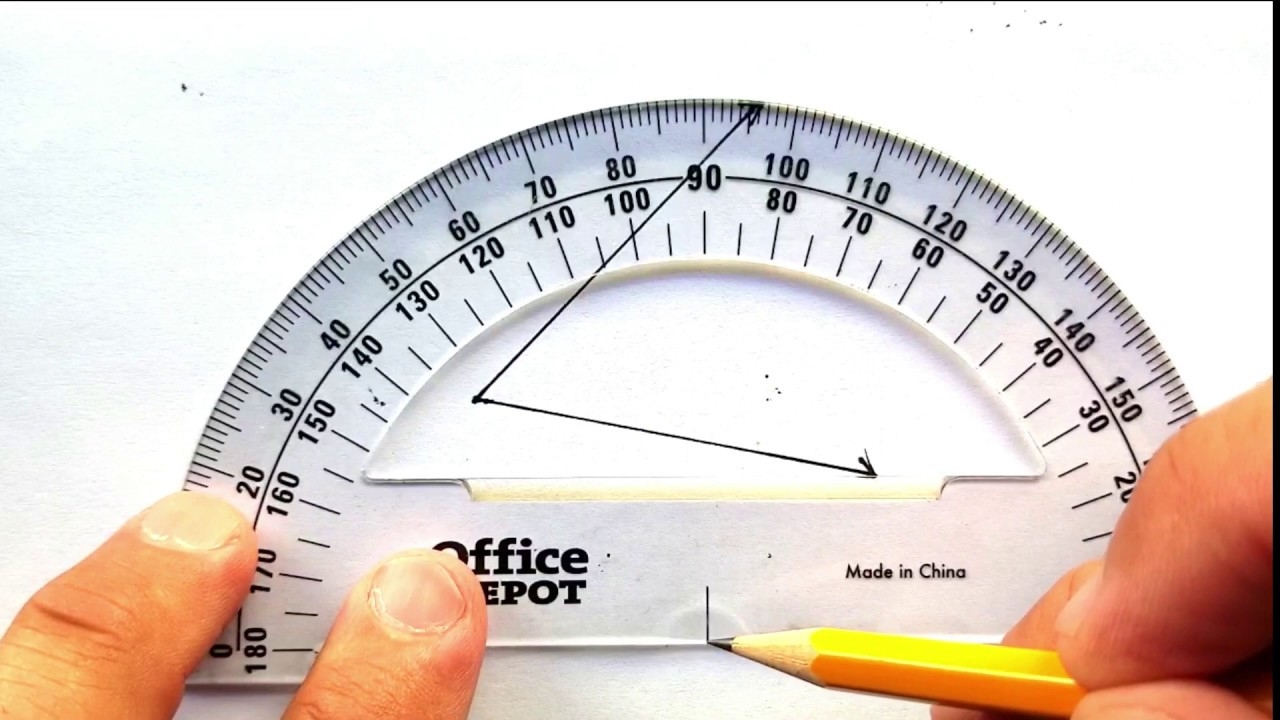 How To Use A Protractor YouTube