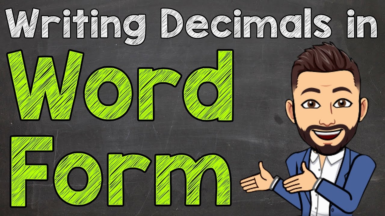 How To Write Decimals In Word Form Math With Mr J YouTube How To Write Decimals In Word Form Math With Mr J YouTube