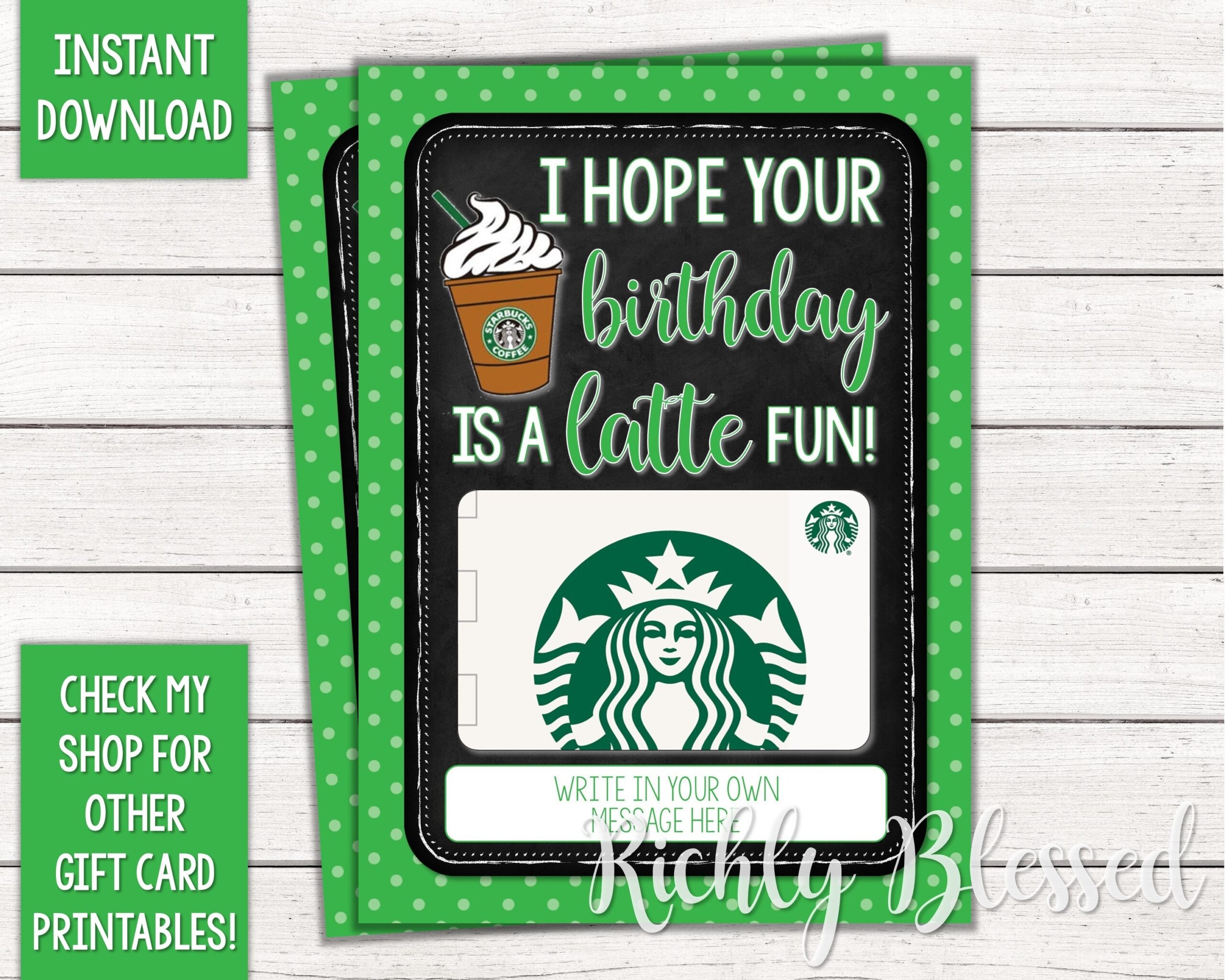 INSTANT DOWNLOAD Starbucks Gift Card Birthday Card Holder Gift Card Printable Teacher Birthday Starbucks Birthday Card 5x7 DIY Printable Etsy Denmark INSTANT DOWNLOAD Starbucks Gift Card Birthday Card Holder Gift Card Printable Teacher Birthday Starbucks Birthday Card 5x7 DIY Printable Etsy Denmark