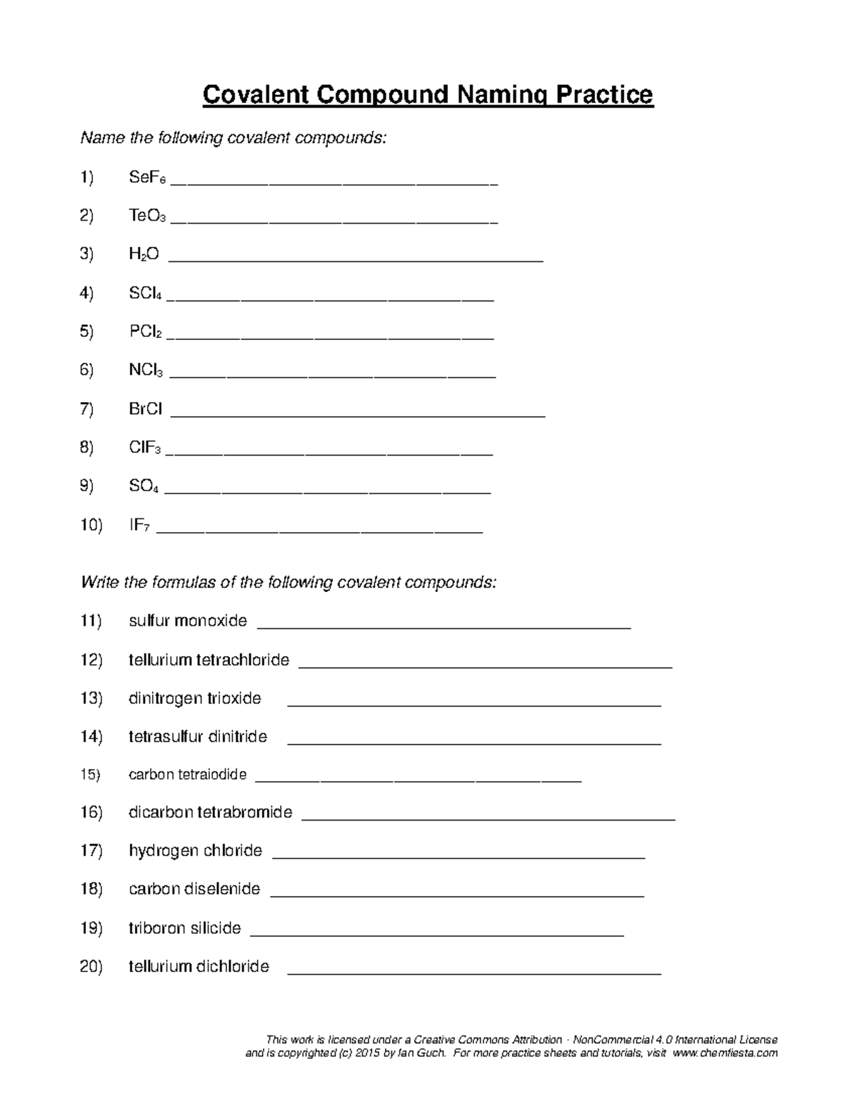 Ionic Compounds Naming Practice Worksheet 1 Chemistry Essentials Studocu Ionic Compounds Naming Practice Worksheet 1 Chemistry Essentials Studocu