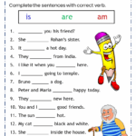 Is are am Worksheets