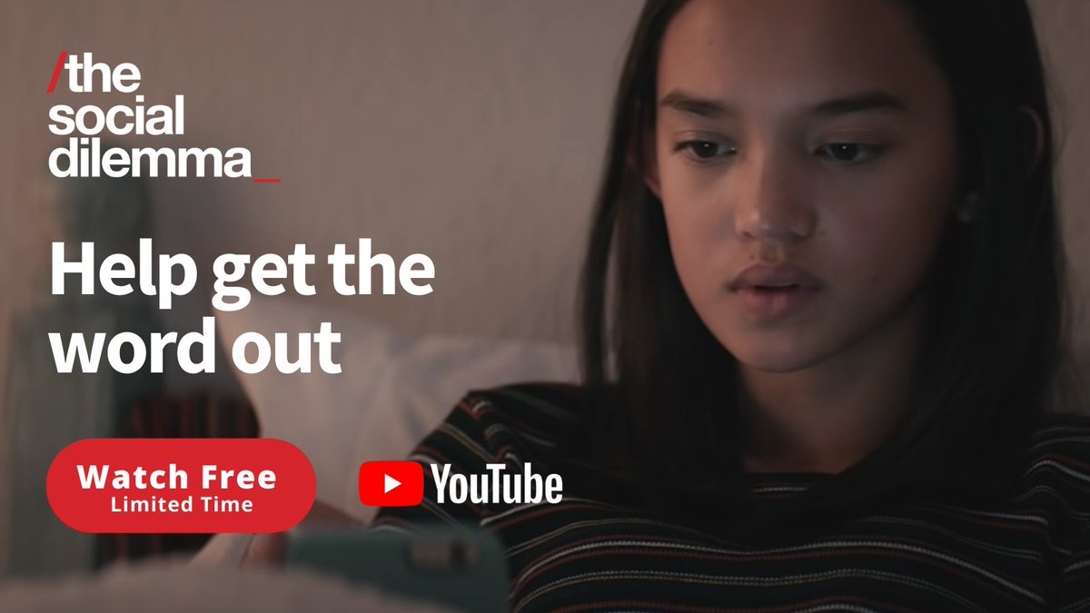 Jeff Seibert On X 100 Million Households Have Already Watched The Social Dilemma But Don t Worry If You Haven t Seen The Film Don t Miss This Chance To Watch It For Free Starting