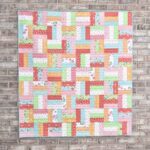 Jelly Roll Rail Fence a Free Quilt Pattern Material Girl Quilts