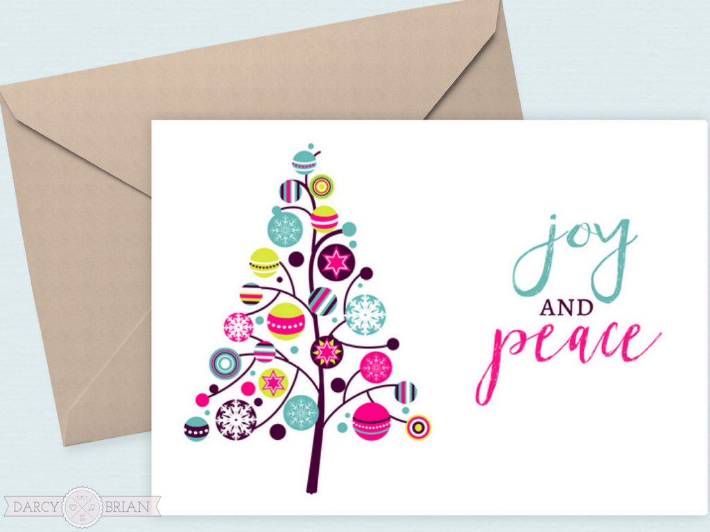 Joy And Peace Free Printable Holiday Cards Joy And Peace Free Printable Holiday Cards